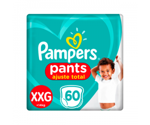Fralda Pampers Pants Ajuste Total XXG 60 Unidades