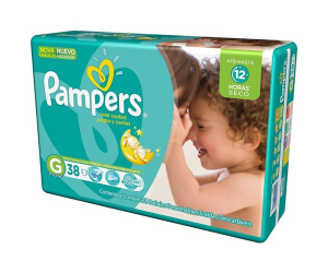 FRALDA PAMPERS CONFORT SEC G 38 UNIDADES
