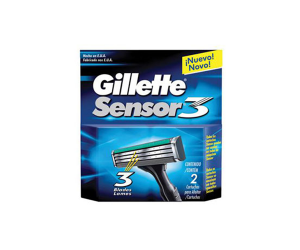 Lâminas Gillette Sensor 3 2 Unid