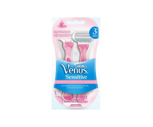 Aparelho De Depilação Venus Sensitive Simply Rosa 2 Unid