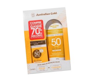 KIT AUSTRALIAN GOLD PROT SOLAR FPS 50 200GR+FACIAL FPS 50