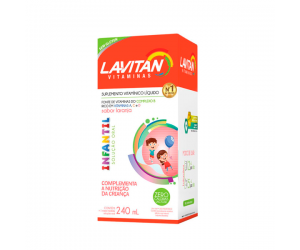 Lavitan Kids Zero Açúcar Sabor Laranja 240ml