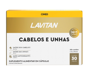 LAVITAN CABELOS E UNHAS 30 CÁPSULAS
