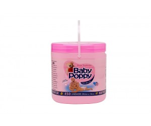 Lenços Umedecidos Baby Popy Rosa 450 Unid