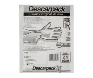 LUVA CIRURGICA ESTERIL GRANDE DESCARPACK