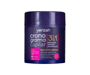 MÁSCARA CAPILAR CRONOGRAMA CAPILAR YENZAH ANTIFRIZZ 480G