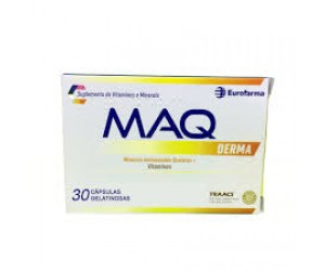 Maq Derma Minerais + Vitaminas 30 Cápulas Gelatinosas