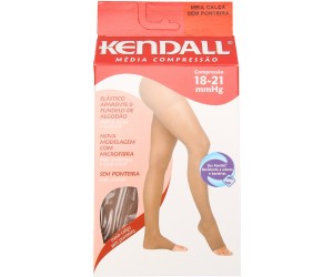 MEIA CALÇA SEM PONTEIRA KENDALL MÉDIA COMPRESSÃO MEL P