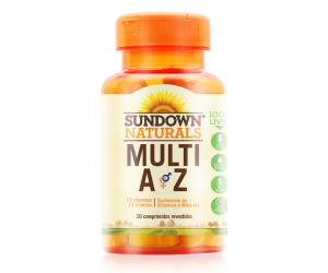 Multi A-Z Sundown Naturals 30 Comprimidos