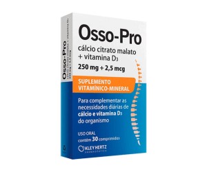 OSSO-PRO 250MG+2,5MCG 30 COMPRIMIDOS