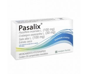 Pasalix 20 Comprimidos Revestidos