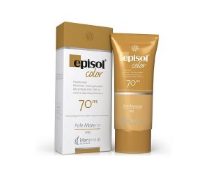 EPISOL COLOR FPS 70 PELE MORENA 40G