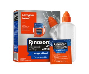 RINOSORO ALTO VOLUME 0,9% LAVAGEM NASAL 30 SACHES 2,16G