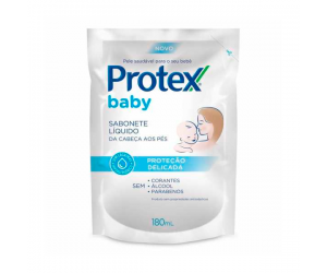 Sabonete Protex Baby Refil Proteção Delicada 180ml 