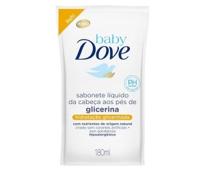 Sabonete Dove Baby Hidratação Glicerinada Refíl 180ml