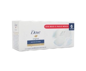 SABONETE DOVE ORIGINAL 6 UNIDADES 90G