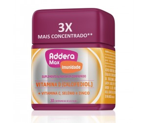 ADDERA+IMUNIDADE MAX 30 COMPRIMIDOS REVESTIDOS