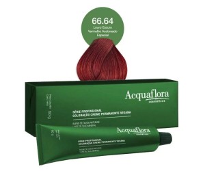 TINTURA CREME ACQUAFLORA VEGANA 66.64 VERMELHO ACOBREADO