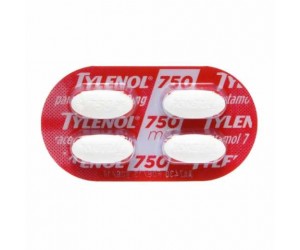 Tylenol 750mg 4 Comprimidos Revestidos