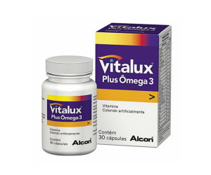 Vitalux Plus ômega 3 30 Comprimidos