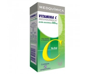 Vitamina C 500mg 20 Comprimidos