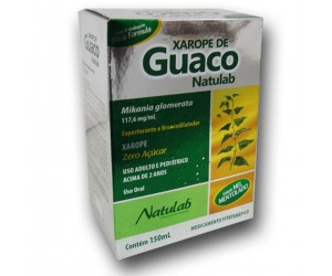 XAROPE DE GUACO NATULAB SABOR MEL MENTOLADO 150ML