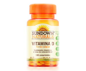 Vitamina D Sundown Naturals 100 Comprimidos